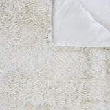 HOME DECO FACTORY Edredón con pelo largo, 220Cm X 240Cm, beige Edredones y colchas Naty Shop