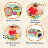 B. juguetes - Juguete infantil para trona - Juguete ventosa con música, luces, sonidos - Juguete sensorial - Juguete de actividad motora para niños - a partir de 6 meses - Whirly Pop Baby Toys Naty Shop