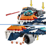 Nave espacial LEGO Marvel Rockets vs. Set de nave espacial para construir de Ronan, figura de superhéroe de Guardianes de la Galaxia, juguete de regalo para niños y niñas de 8 años 76278 Juegos de construcción Besuche den LEGO-Store