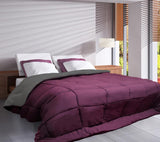 Toison D'Or Colcha Cocoon, ciruela/acero, 140 X 200 Cm Edredones y colchas Naty Shop Ciruela/acero 200Cm X 200Cm