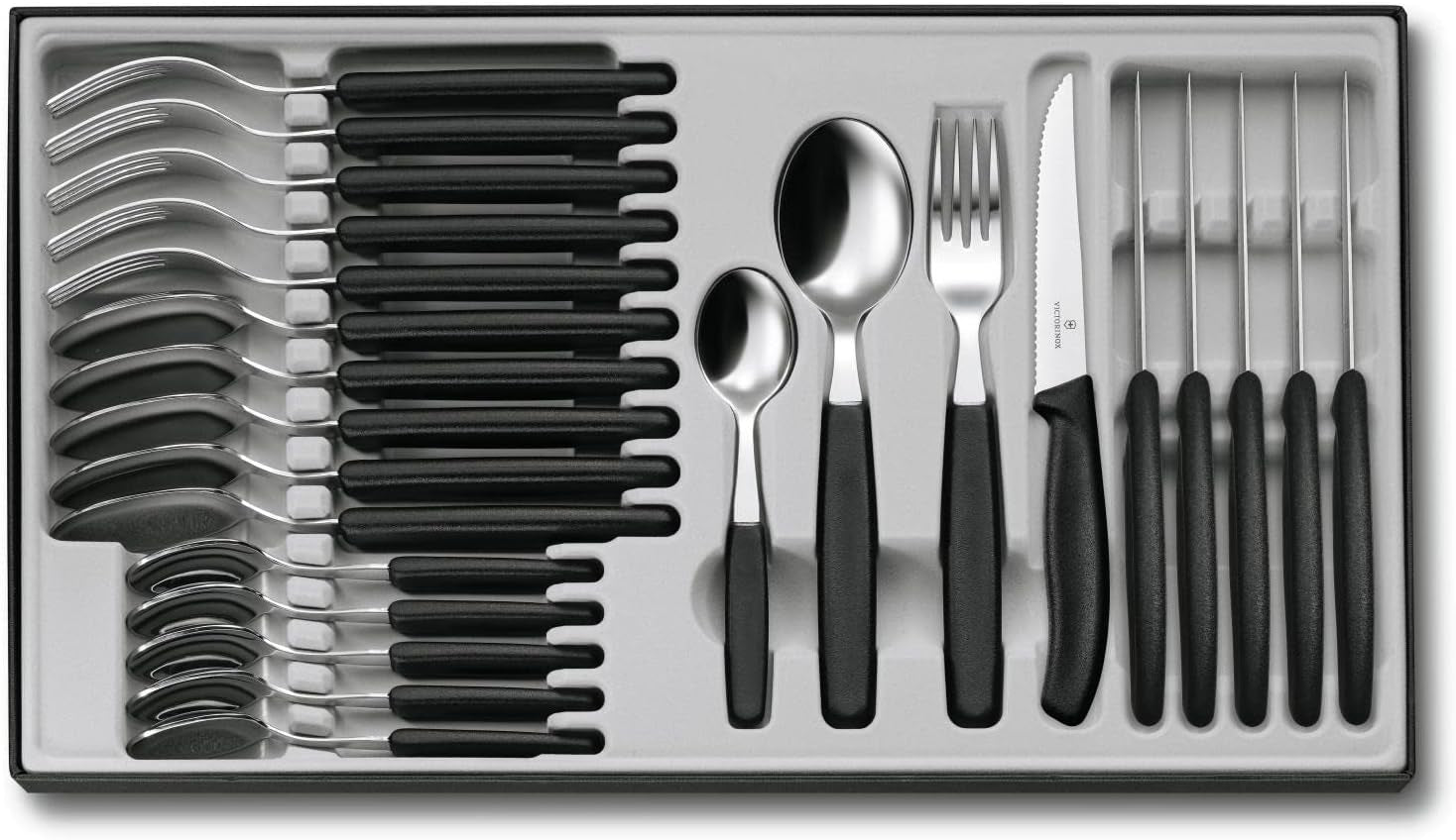 Victorinox Swiss Classic, cubertería profesional, 24 piezas Cocina Naty Tienda