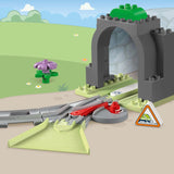LEGO DUPLO Town Túnel y vías del ferrocarril - Set de expansión, regalo para niños pequeños, fomenta la destreza, juego para fanáticos de los vehículos de 2 años, juguete de aprendizaje creativo 10425 Juegos de construcción Besuche den LEGO-Store