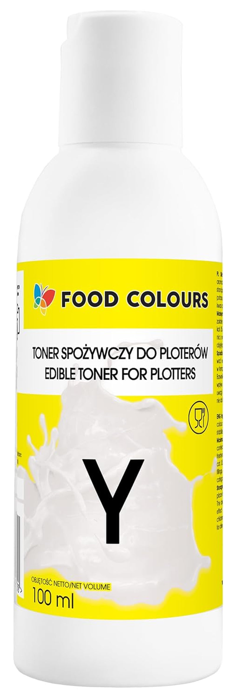Set de colorantes alimentarios con tintas comestibles para plotters 6 x 100 ml | Cian claro | Cian | magenta claro | | Magenta | Amarillo | Negro | Impresión comestible, impresión de papel de oblea, cobertura decorativa para pasteles