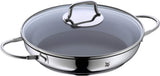 Cacerola de inducción WMF Devil 26 cm con tapa de cristal, acero inoxidable con revestimiento Cromargan, revestimiento cerámico, apta para horno Ollas y sartenes Naty Shop Default Title