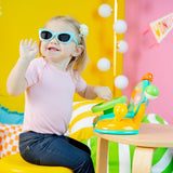 Bright Starts, volante de juguete, Lights & Colors Driver, con música, ruidos de auto, intermitentes, palanca de cambios y más Bebe Naty Shop Toys