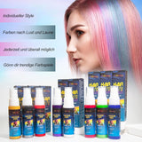 Color de laca para el cabello - 30 ml Spray de color de cabello verde temporal, tinte para el cabello natural Spray de color de cabello temporal, tinte de cabello lavable para fiesta Cosplay Halloween (verde) Naty Shop Tinte para el cabello