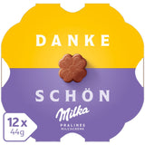 Milka Little Thank You Chocolates 12 x 44 g, finos bombones de crema de leche cubiertos con chocolate con leche alpino (paquete de 5)