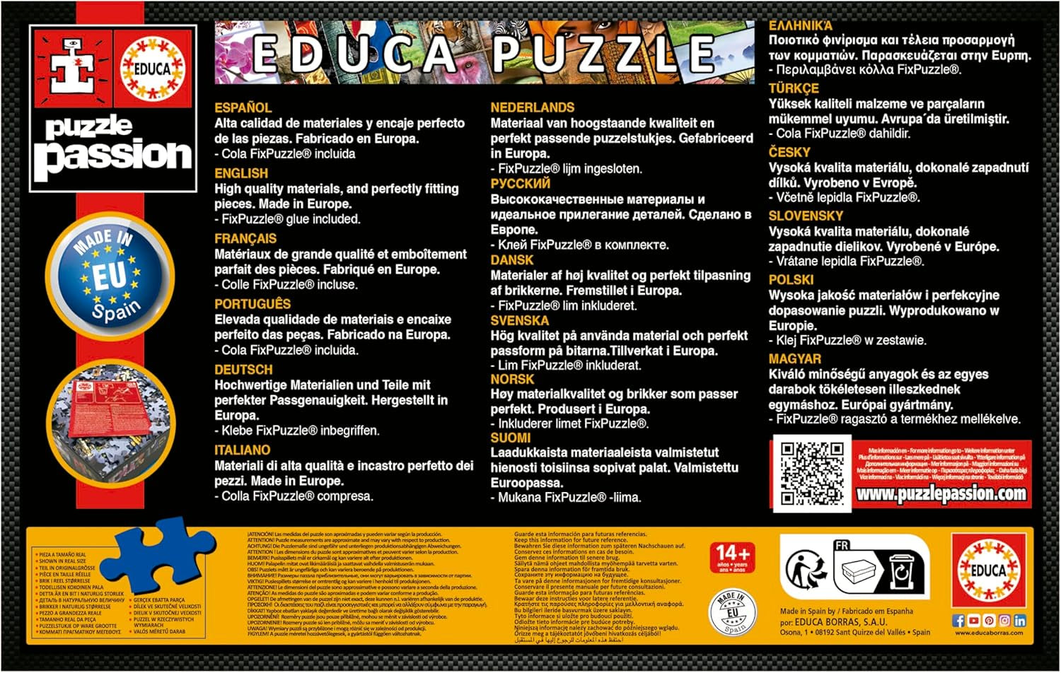 Educa - Puzzle de 1000 piezas para adultos | Sant Jordi, Lirio Ladrillo. Dimensiones: 68 X 48 cm. Incluye pegamento para rompecabezas Fixpuzzle. Durante 14 años (19926) Puzzle Naty Shop