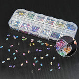Diamantes de imitación para uñas con herramientas de punteado, decoración de uñas 3D, juego de piedras con purpurina para uñas, purpurina para decoración de uñas, accesorios para uñas, diseño de uñas con pinzas