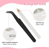 5820 Stück Strasssteine ​​​​Nägel, Glitzersteine ​​​​Nägel Und Halbrunde Perlen, AB Kristall Rhinestones, Flatback Nagel Steine ​​​​mit Pinzette Und Stift Für Nagel/Diy (Mehrere Größen Und Farben)