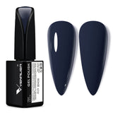 VENALISA Esmalte de uñas UV Coral Orange 15ml Esmalte de uñas en gel para lámpara de uñas UV Modelos de esmalte de uñas en gel de color naranja coral transparente para diseño de uñas DIY