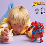 LEGO Marvel Spider-Man Mech vs. Anti-Venom - Juguete de superhéroe con 2 minifiguras - Figura de acción con brazos, piernas y dedos móviles - Regalo para niños y niñas a partir de 6 años 76308 Besuche den LEGO-Store Building Sets