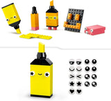 LEGO 11027 Classic Neon Creative Building Set, Brick Box Set, Juguete de construcción con modelos: coche, piña, extraterrestre, patines, figuras y más, para niños a partir de 5 años Juegos de construcción Besuche den LEGO-Store