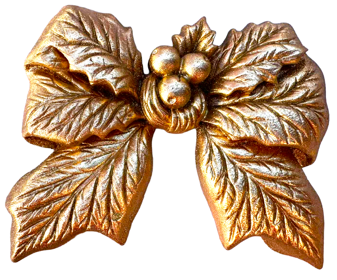 Delicada flor navideña comestible decorativa - Tamaño 7,5 cm Sabor dulce y apariencia dorada