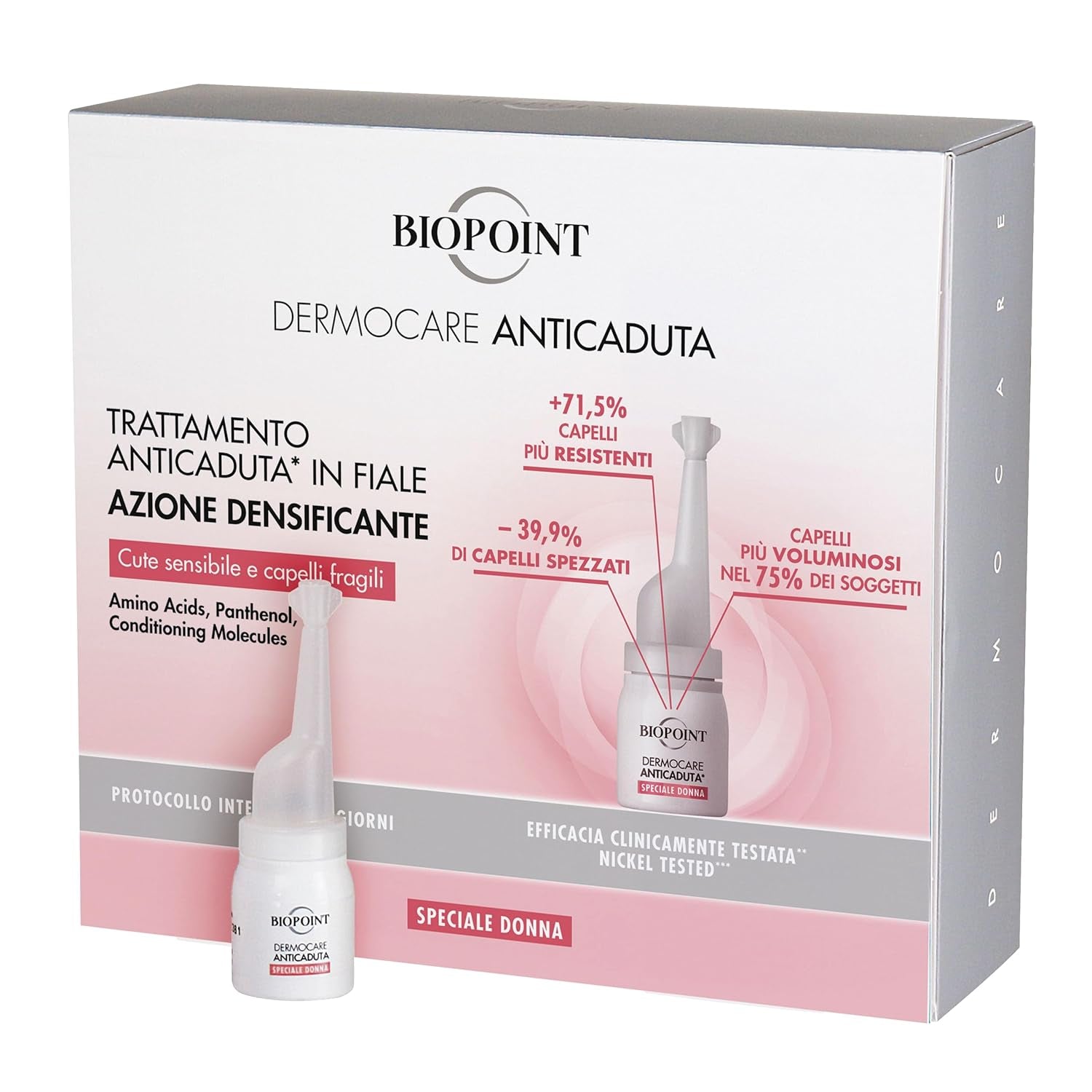 Dermocare, fortalece el cabello y previene la caída del cabello, 20 ampollas con efecto espesante + champú 200 ml Cuidado del cabello Dermocare