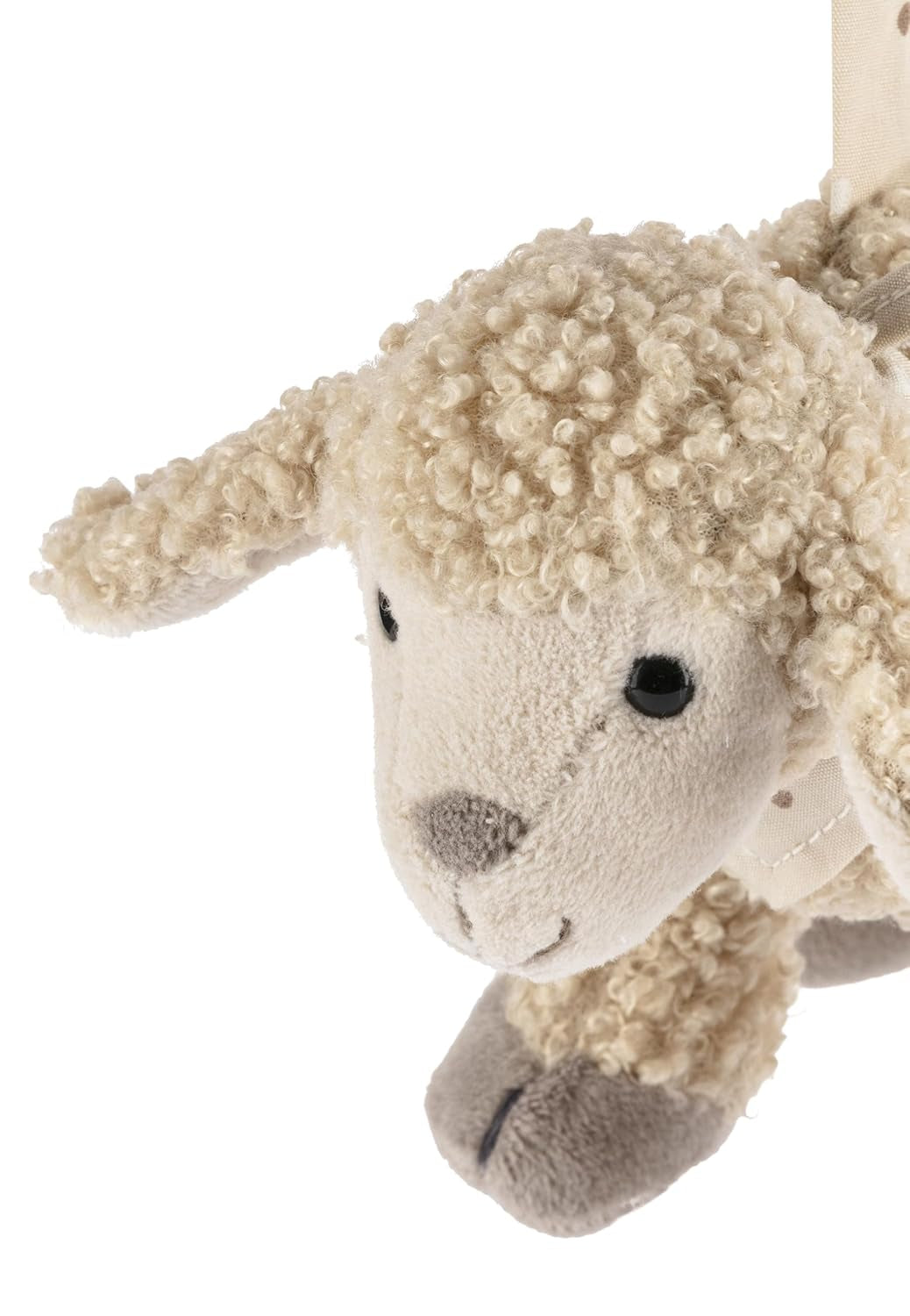 Sterntaler Colgante Oveja Flocado - Juguete Cochecito de Tela Suave - Juguete Colgante Bebé - Color Arena Suspensión Estrella Juego Lazo Colgante Bebe Toys Naty Shop