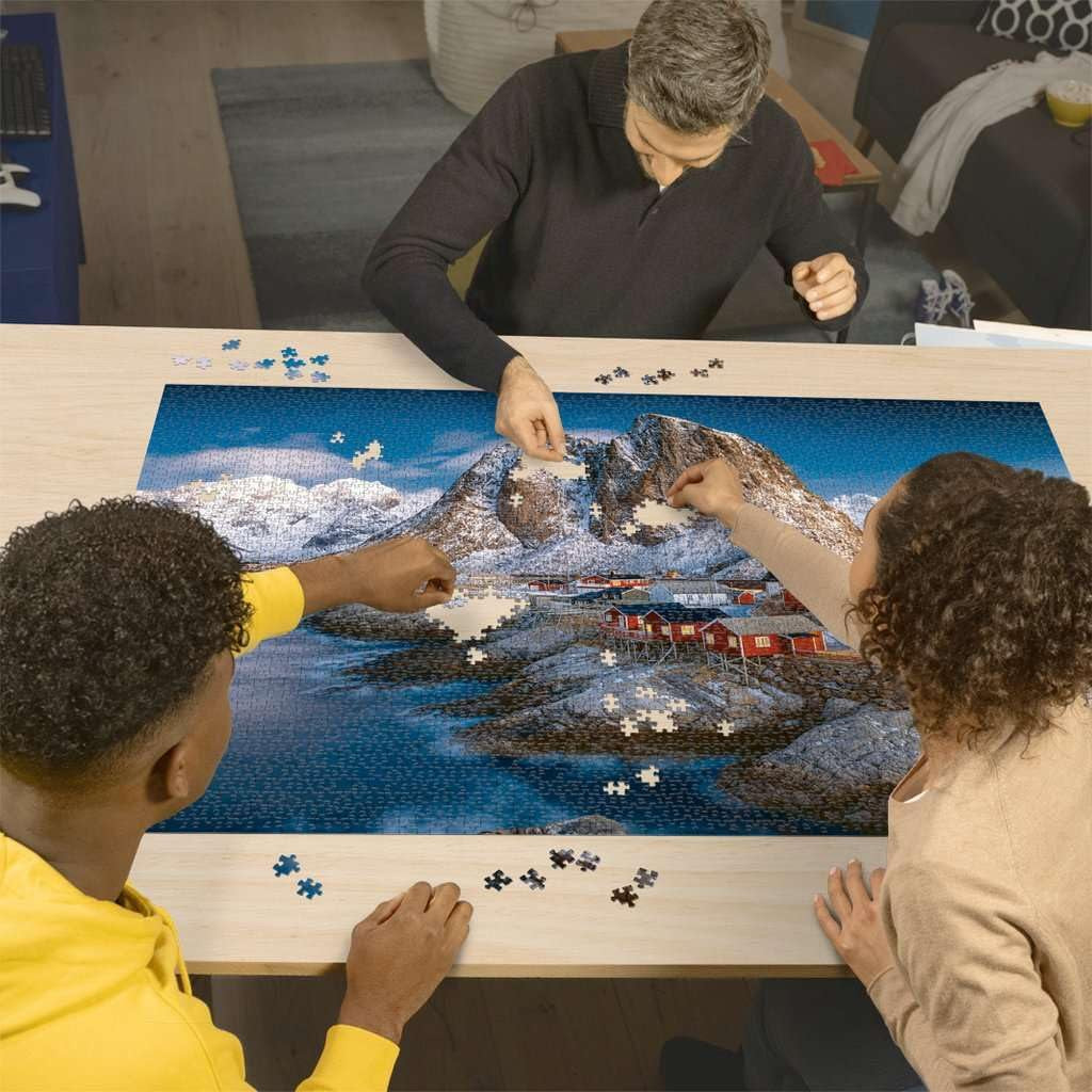 Ravensburger Puzzle 17081 - Hamnoy, Lofoten - Puzzle de 3000 piezas para adultos y niños a partir de 14 años, Puzzle de paisajes de Noruega Puzzle Naty Shop