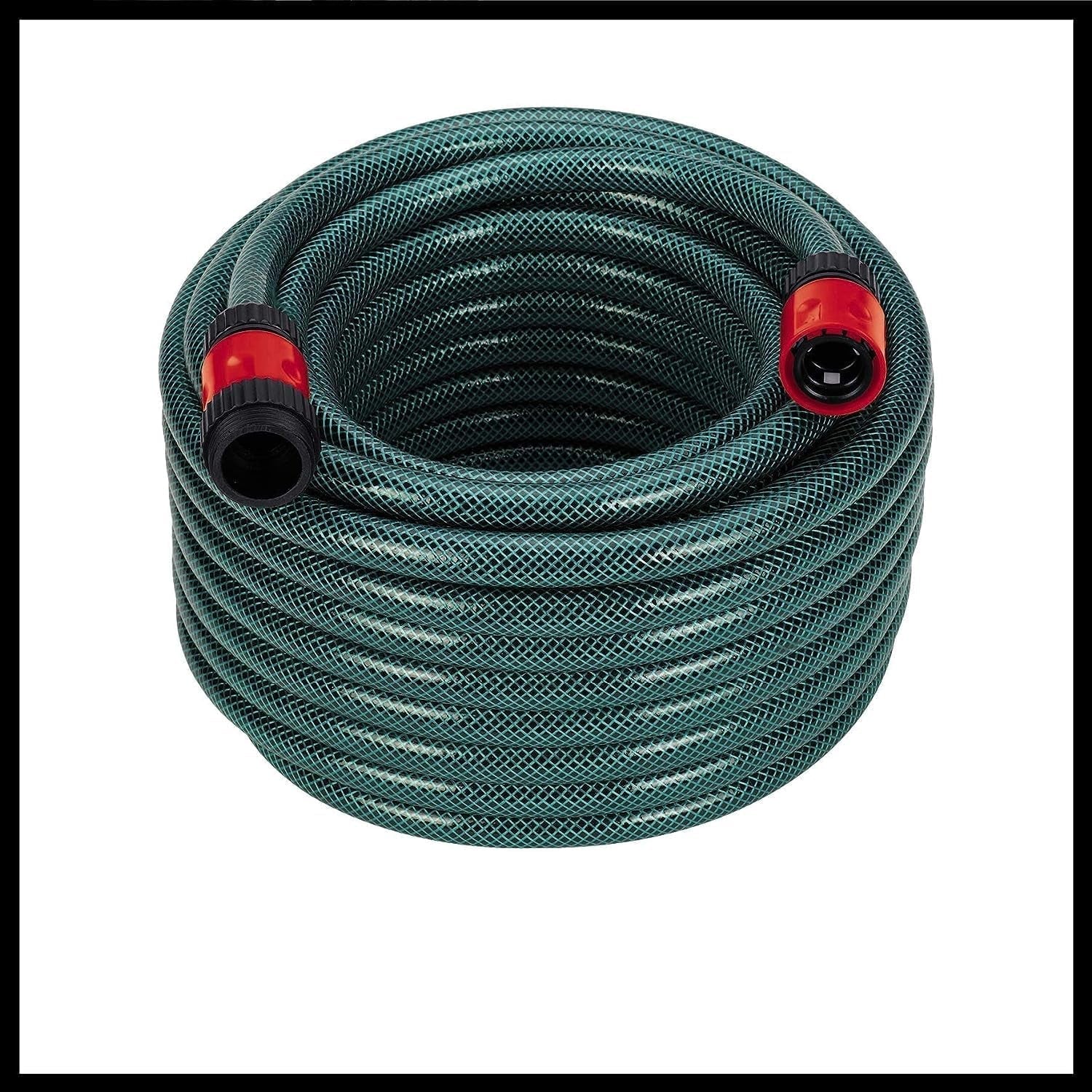Set de bomba de jardín Einhell GC-GP 6538 Set/I (650 W, máx. 3,6 bar, caudal 3800 L/h, tornillo de llenado/vaciado de agua, incl. manguera de aspiración de 4 m + manguera de jardín de 20 m + pistola rociadora)