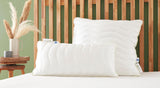 Badenia Trendline Eco Pillow Aerelle Blue 80 X 80 Cm, blanco, certificado Oeko-Tex, producido según el estándar de calidad alemán Naty Shop almohadas estándar 80 X 80 Cm
