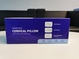 Almohada para el dolor de cuello, almohada ortopédica ergonómica para el cuello, almohada de espuma viscoelástica abdominal para la espalda lateral, almohada antironquidos para hombres y mujeres (62 * 34,5 * 12/8 CM) Almohadas ortopédicas cervicales Naty Shop