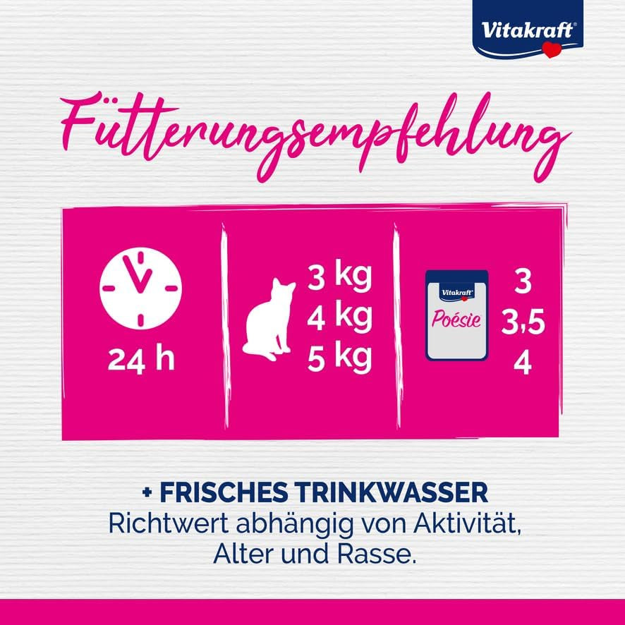 Vitakraft Poésie Délice, Selección de Pescado, Nassfutter Katze, Katzennassfutter en Salsa, mit Seelachs, mit Kabeljau, ohne Zusatz von Zucker und Getreide (1 paquete con 6 x 85 g)