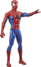 Marvel Titan Hero Series Spider-Man Figura de acción Superhéroe de 30 cm de alto con extremidades móviles Compatible con otros juguetes de Spider-Man para niños Más de 5 figuras de acción Naty Shop Single Spider-Man
