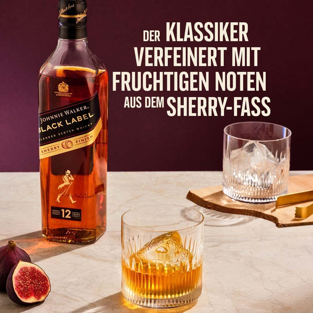 LINDOR bolas de chocolate con avellanas, bolsa de 1 kg + Johnnie Walker Sherry barrica 0,7 litros