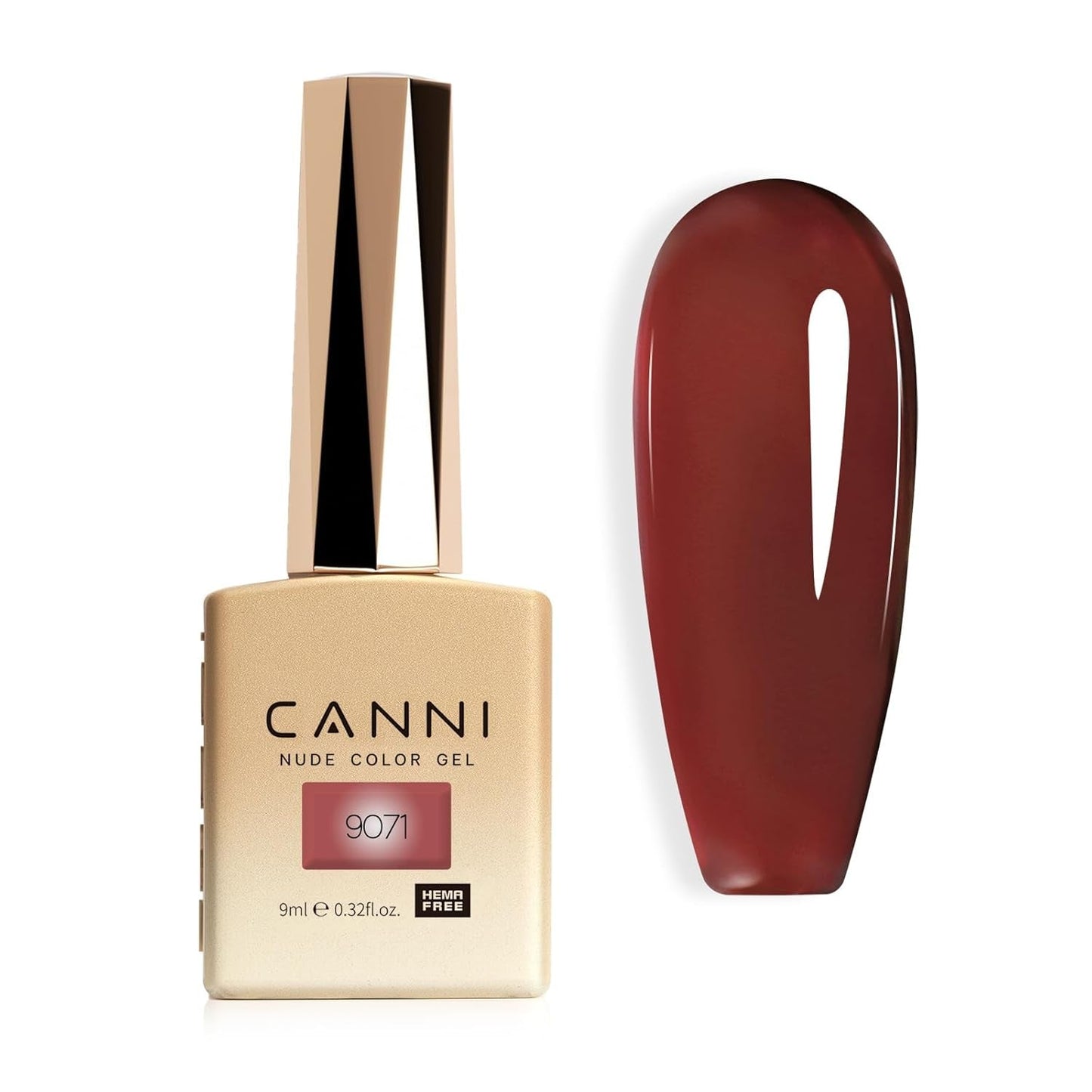CANNI esmalte de uñas en gel, semipermanente, morado oscuro, esmalte de uñas, gel UV, remojo, manicura