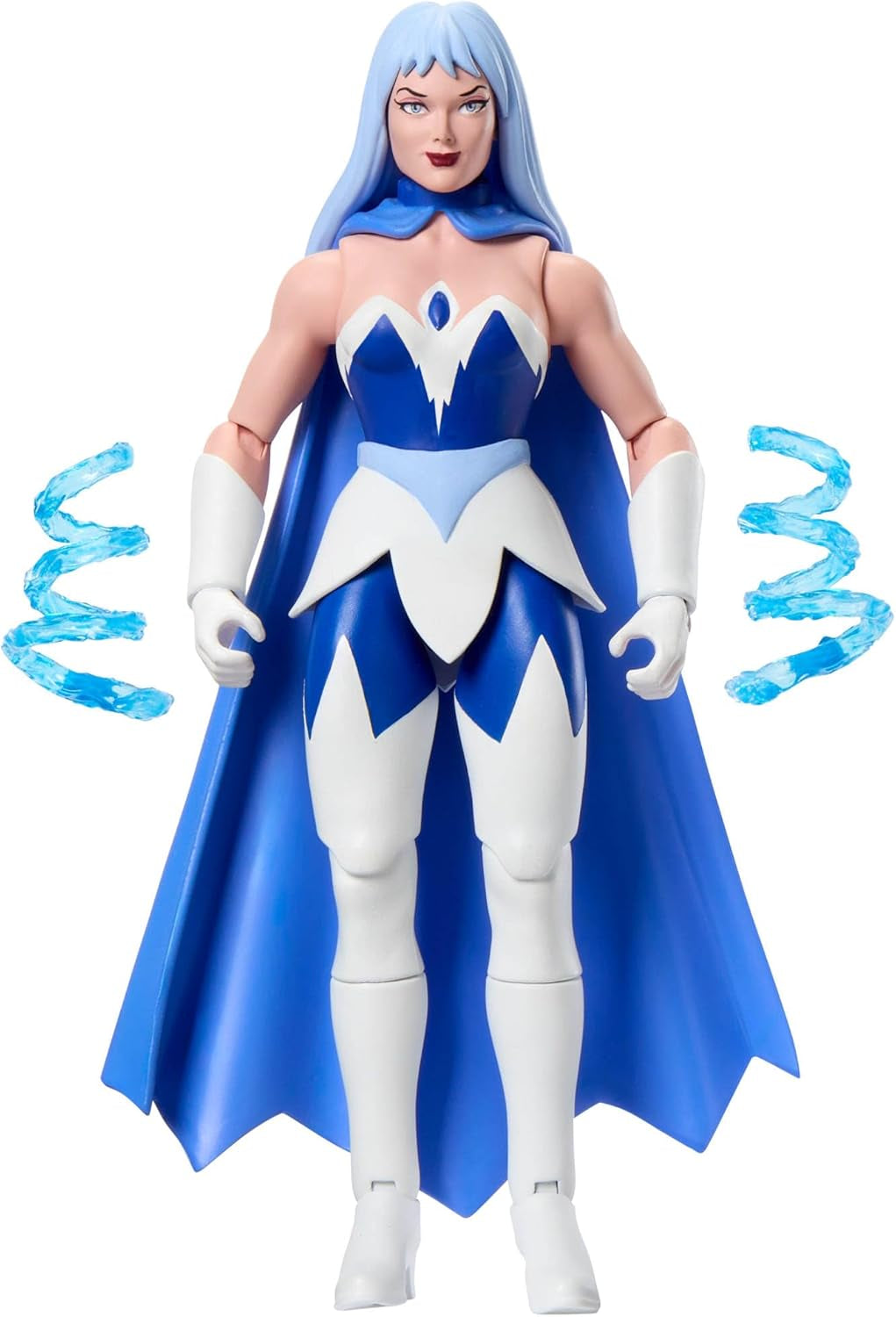 Figura de acción Masters of the Universe Origins Colección de dibujos animados Frosta, de unos 14 cm de altura, de la serie de televisión de los años 80, princesa del poder con fuerza de hielo, diseño detallado y capa, JBM87 Figuras de acción Naty Shop