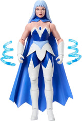 Figura de acción Masters of the Universe Origins Colección de dibujos animados Frosta, de unos 14 cm de altura, de la serie de televisión de los años 80, princesa del poder con fuerza de hielo, diseño detallado y capa, JBM87 Figuras de acción Naty Shop