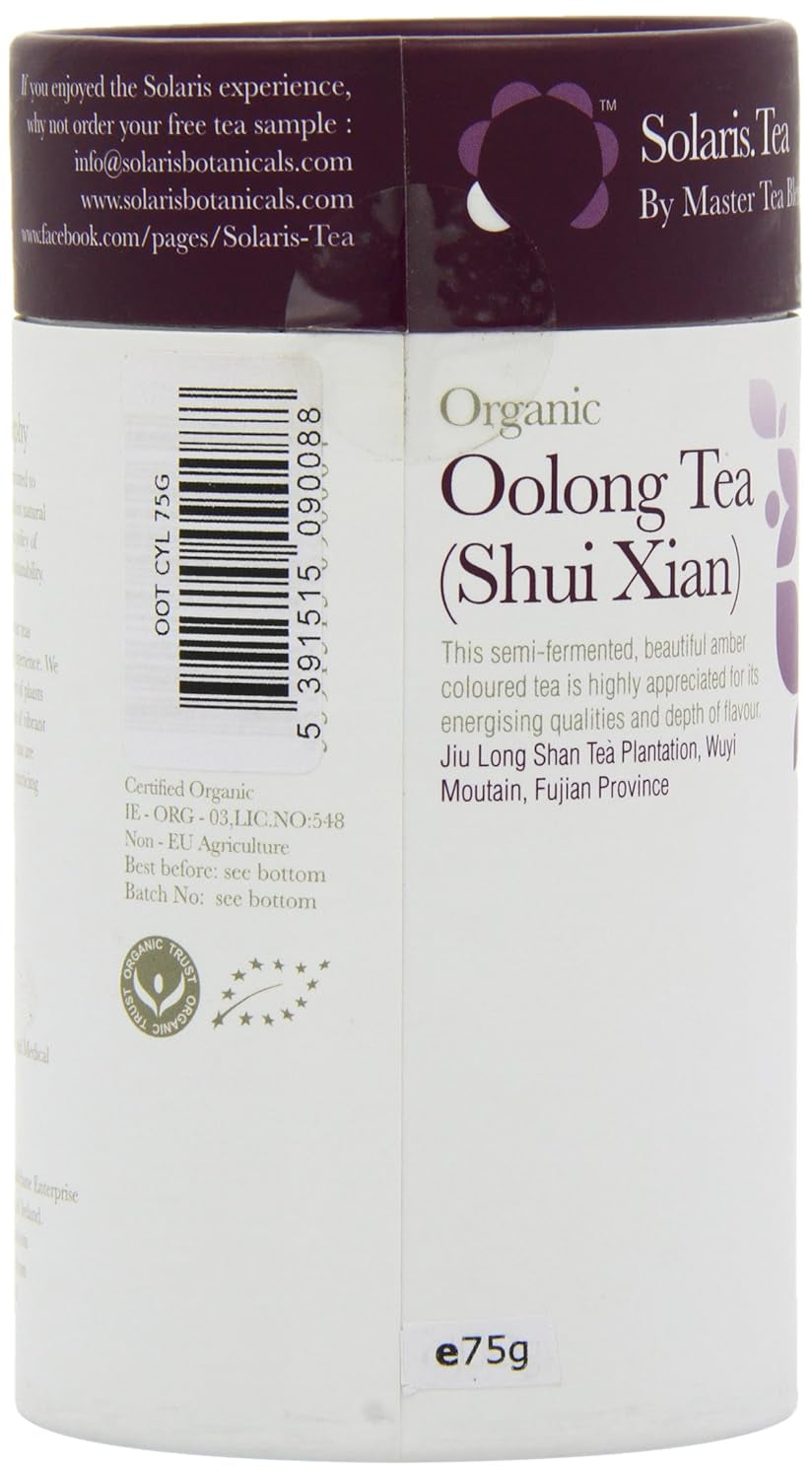 Oolong orgánico (Shui Xian), paquete de 1 (1 x 75 g)