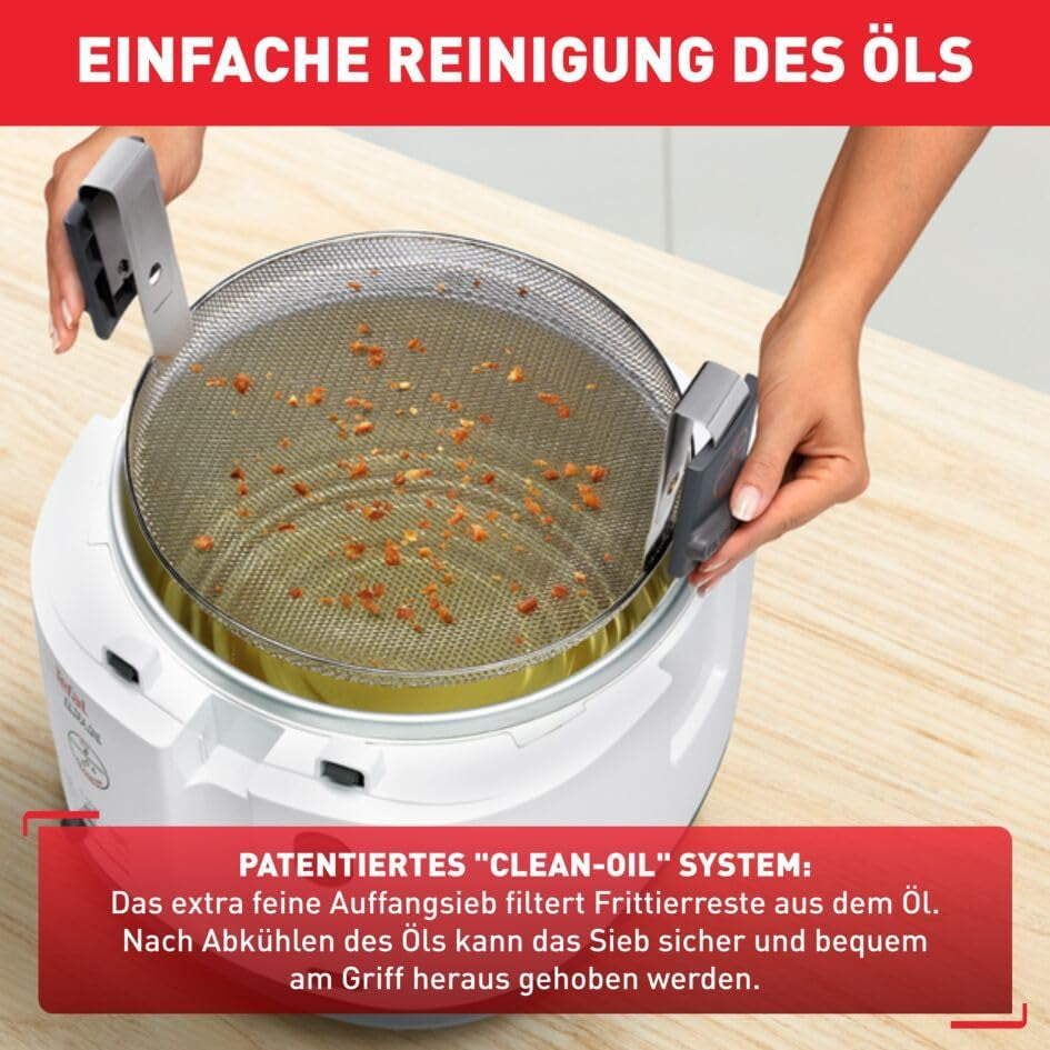 Freidora Tefal FF1631 Filtra One, 1.900 W, Capacidad 1,2 kg Electrodomésticos Naty Shop