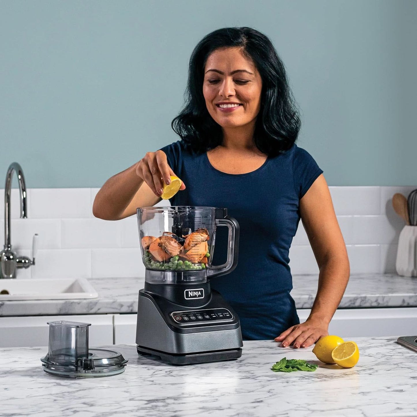 Procesador de alimentos Tecnología Auto-IQ Ninja BN650EU, 850W, 2.1L, Negro Naty Shop