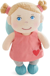 HABA Guardian Angel Lore - Muñeco de tela esponjoso (15 cm), regalo de bienvenida perfecto para bebés y niños pequeños - Lavable a 30 °C - 2011870001