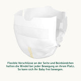 Pañales Bambo Nature para Bebé, Talla 0 (1-3 kg), 144 uds, Caja Mensual | Pañales Premium con protección mejorada contra fugas | Máxima comodidad y libertad para los recién nacidos | Pañales testados dermatológicamente