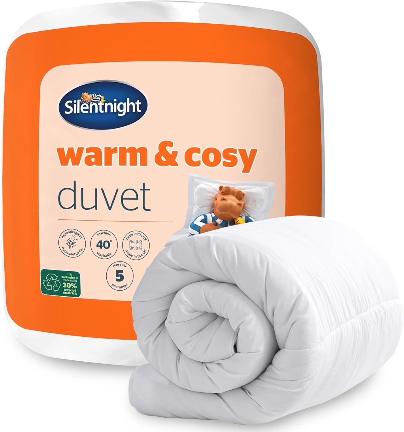 Silentnight Edredón Cálido Y Acogedor - 15 Tog - Cama Individual 135 X 200 Cm Edredones y colchas Naty Shop Cama individual 15 Tog