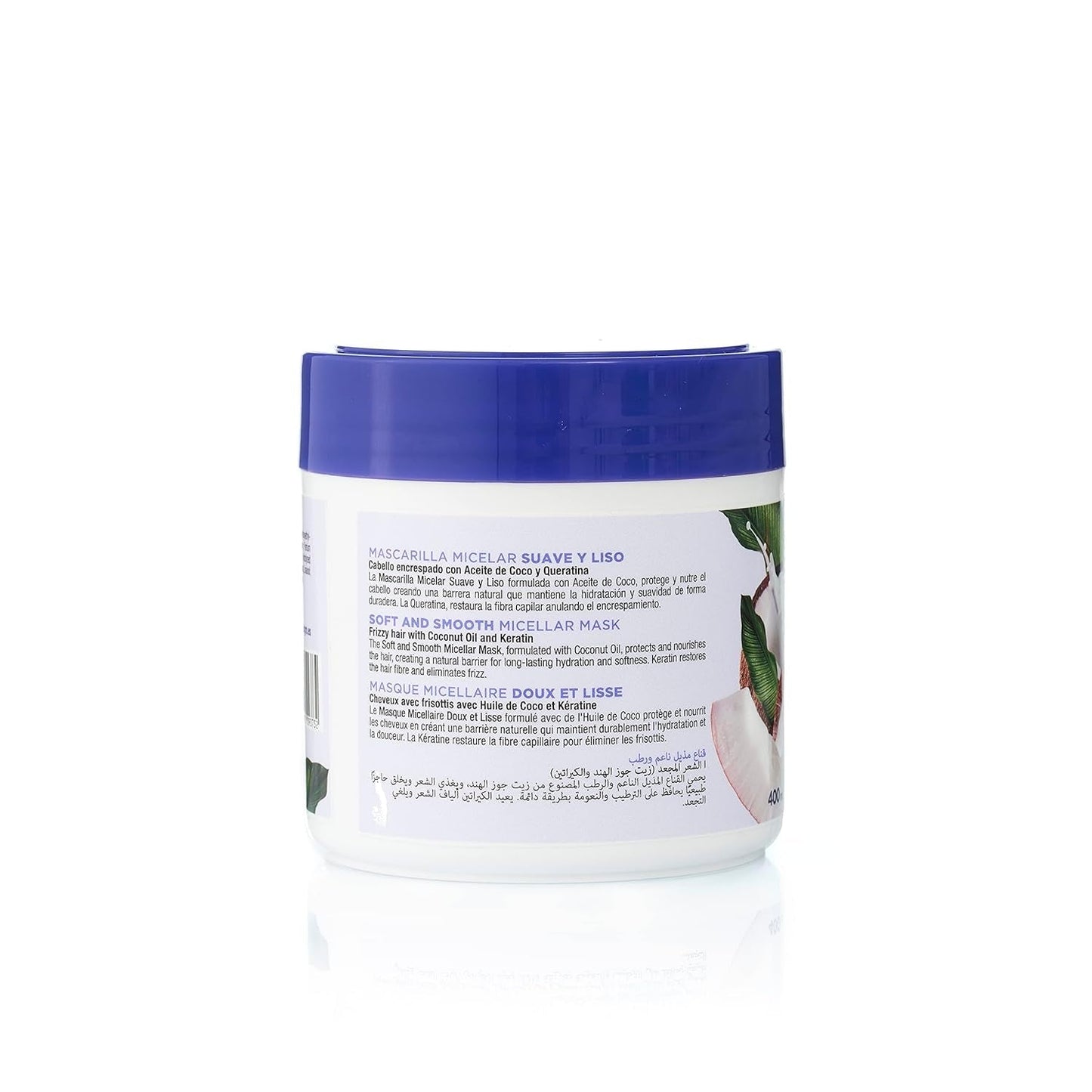 Mascarilla tulipán negro, suave y tersa, 400 ml Naty Shop mascarilla capilar