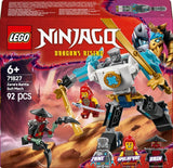 LEGO NINJAGO Robot de acción de Zane - Juguete ninja con 3 minifiguras para juegos de rol - Pequeño set para construir y jugar para niños - Idea de regalo para niños y niñas a partir de 6 años 71827 Juegos de construcción Besuche den LEGO-Store