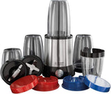 Batidora Russell Hobbs [Multifunción - Batidora de pie] Nutriboost (Inkl. 5 Bpa-Freie Und Spülmaschinengeeignete Behälter + Deckel, 22.000 U/Min, 0,9 Ps-Motor) Elektrischer, Smoothie-Maker 23180-56 Kitchen Naty Shop