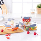 Amazon Basics Lata Tritan para mantener fresco con cierre, paquete de 11, (11 cajas + 11 tapas), transparente Cajas para conservar alimentos Naty Shop