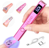 Saviland U V Lampe Für Gelnägel: Mini U V Lampe Für NägelSchützen Sie Die Haut Wiederaufladbar Klein LED Nagellack Trocknergerät Für Nagellack Aufbaugel Nail Tips Nagelkleber Geschenke para mujeres