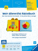 minipasos: Mi primer libro con sonajeros: Desde 0 meses Tienda Jucarii Bebe Naty