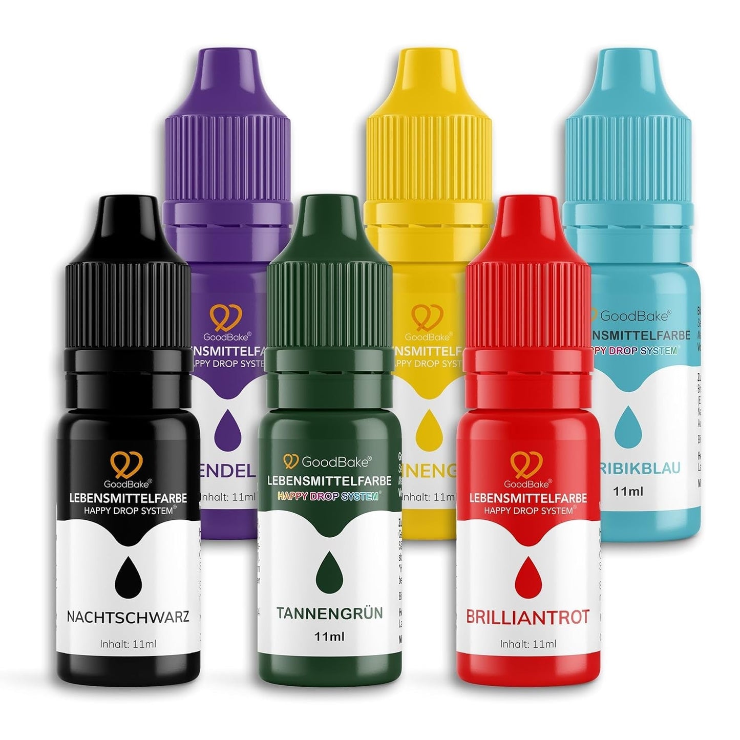 Colorante alimentario rosa Goodbake (11 ml) - Colorante alimentario intenso - Color muy concentrado - Para colorear pasteles, fondant, crema de mantequilla, bebidas, limo y muchos otros artículos. 100% vegano