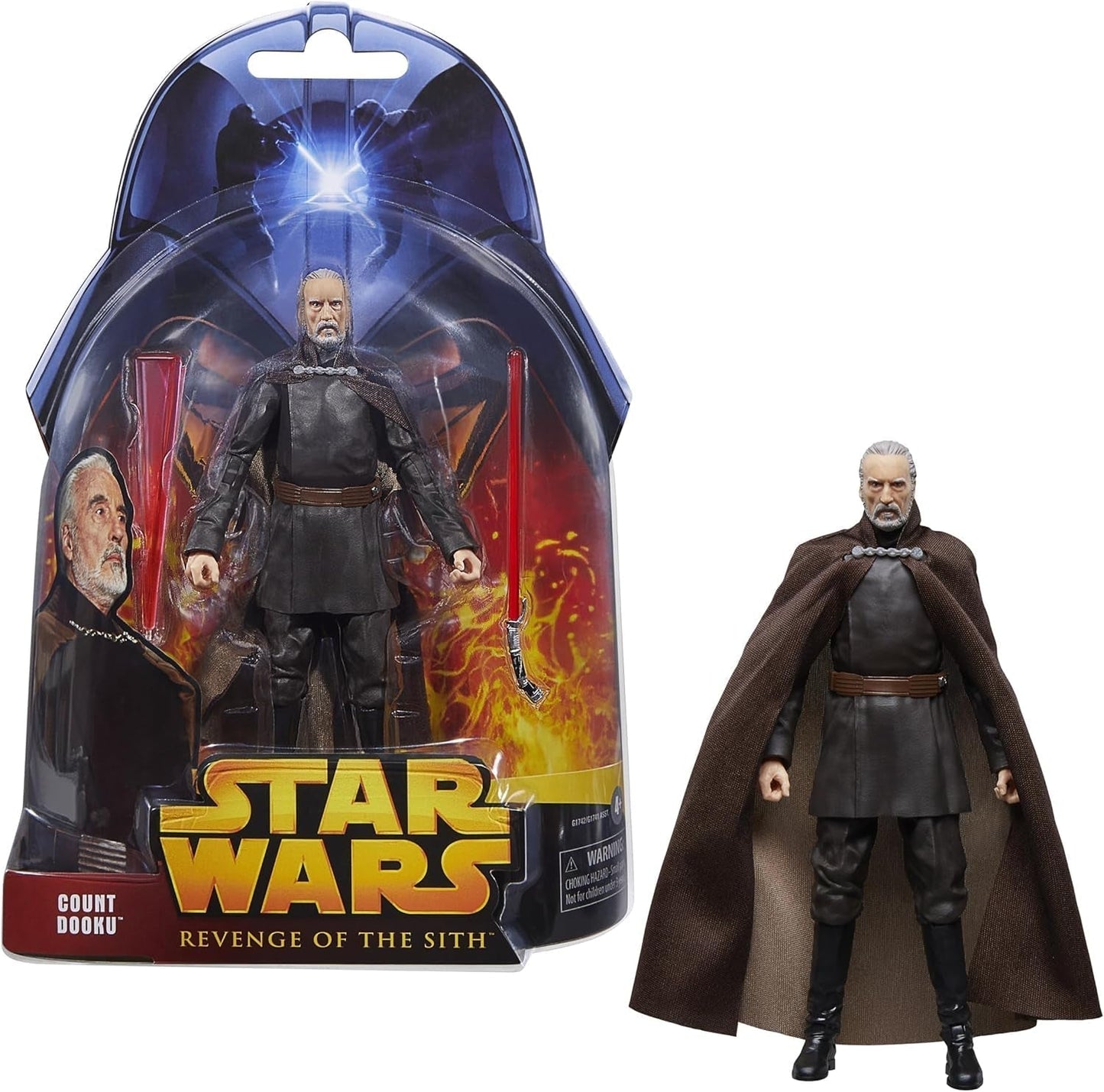 Star Wars The Black Series Conde Dooku, Star Wars: La Venganza de los Sith Figura de acción coleccionable 20 años (15cm) Figuras de acción Naty Shop