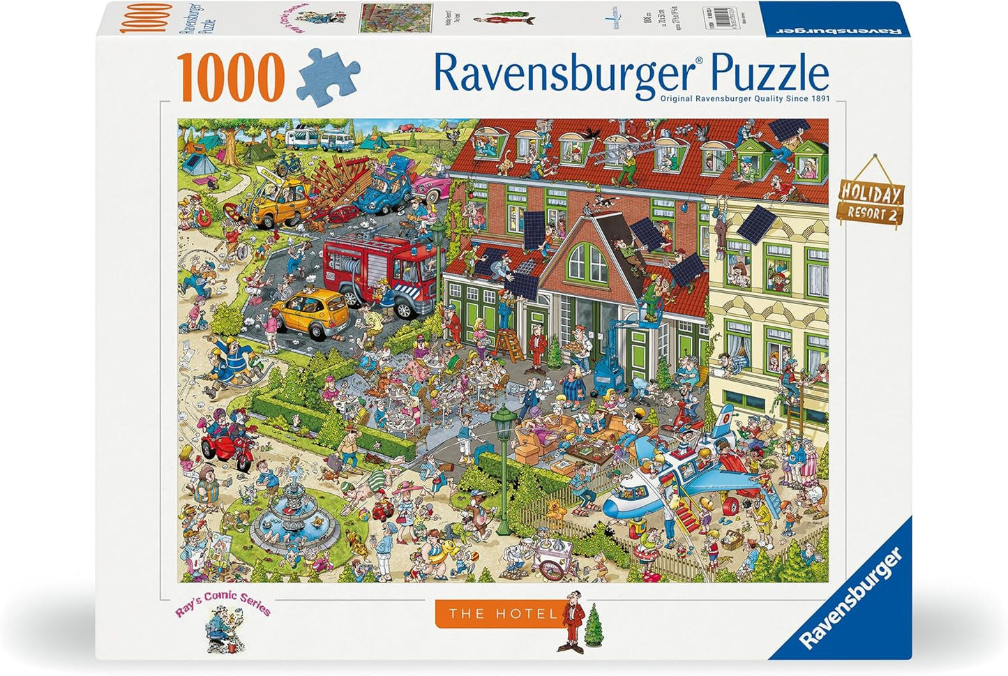 Ravensburger Puzzle 12000723 - El Hotel - Puzzle de 1000 piezas para adultos y niños a partir de 14 años, Puzzle Naty Shop