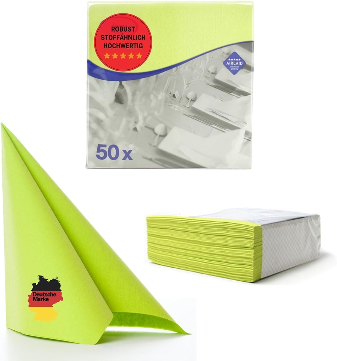 50 Servilletas Aroba Airlaid Aspecto Textil 19 COLORES 40X40 Cm 1/4 pliegue Servilletas de Boda Aspecto Textil de Alta Calidad para Aniversarios Hotel Catering Vacaciones Navidad Boda Rosa