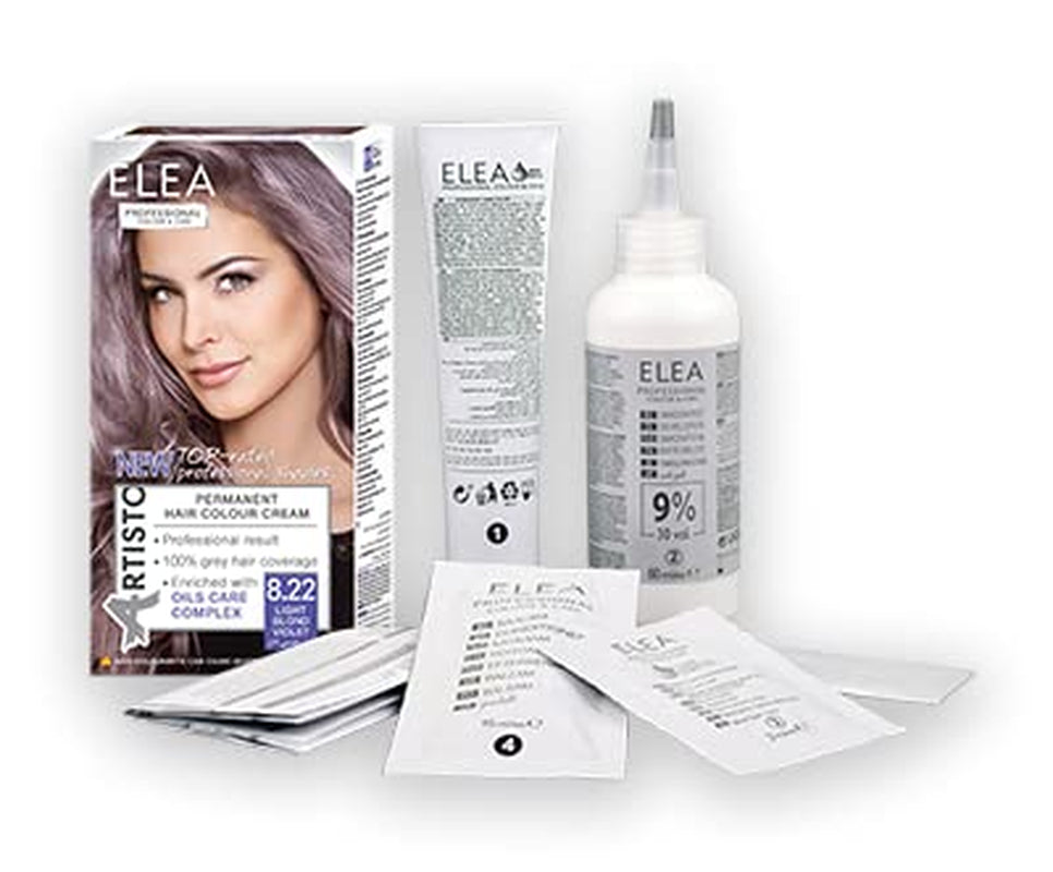 Color & Care coloración permanente 120ml, resultado profesional, cubriente de canas, enriquecido con complejos de cuidado en aceite-Coloración de larga duración (10.1 Rubio super claro ceniza) Tinte para el cabello Naty Shop
