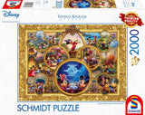 Schmidt Spiele 57371 Thomas Kinkade, Disney, Mickey & Minnie, Dream Collage 2, rompecabezas de 2000 piezas Puzzle Naty Shop Título predeterminado