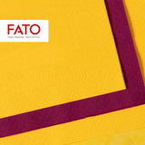 , Servilletas de papel desechables, ideales para almuerzos informales y buffets, paquete de 50 servilletas, tamaño 33X33, 4 pliegues, 2 capas, amarillo, papel de celulosa 100% puro, certificado Fsc