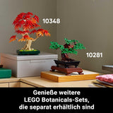 LEGO Botanicals Arce rojo japonés - Árbol bonsái - Kit de plantas artificiales con hojas rojas y naranjas, más cuenco - Decoración del hogar - Idea de regalo para adultos - 10348 Juegos de construcción Besuche den LEGO-Store
